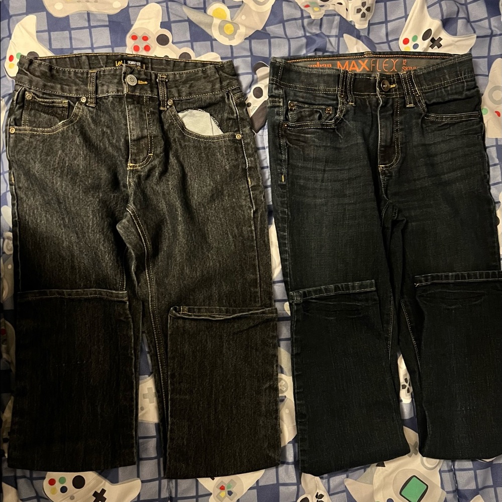 Boys size 12 blue jeans